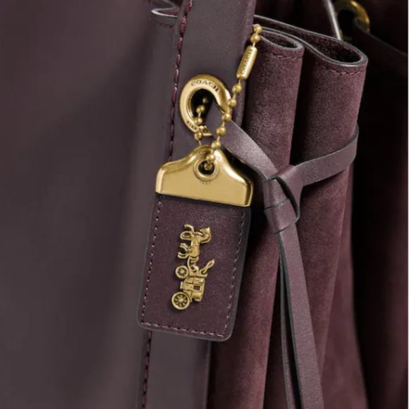 ❤️SOLD❤️ Coach Harmony Hobo Mixed Leather Suede - Picture 3 of 16